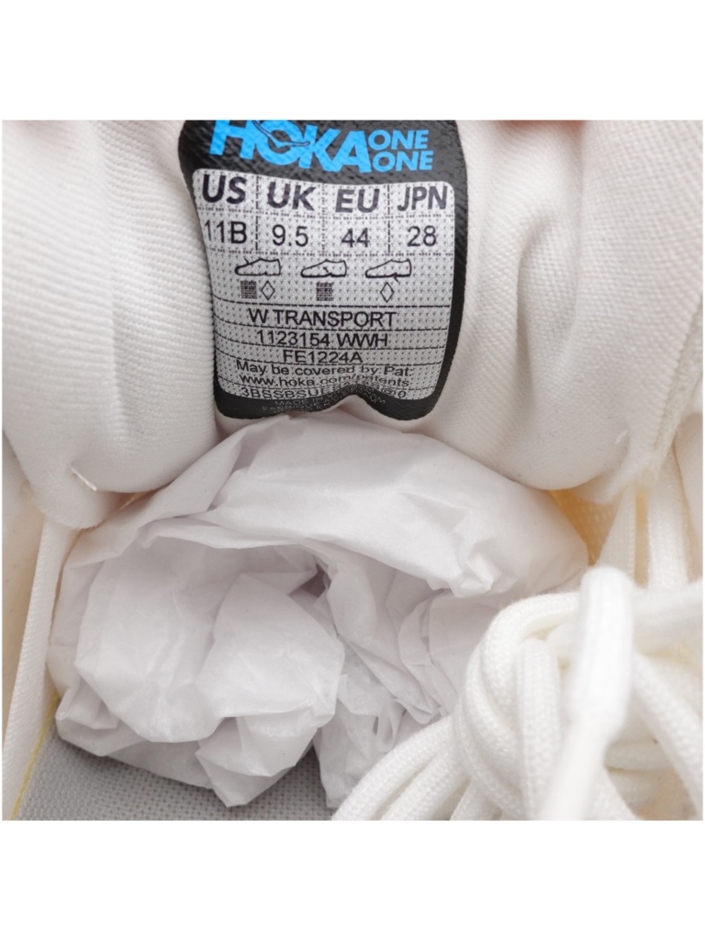 NEW HOKA Transport Trail Running Shoes 1123154-WWH White - Picture 2 of 7